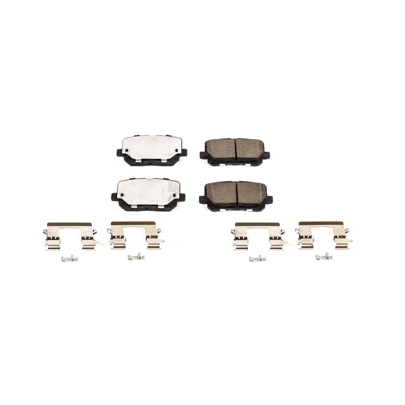 Power Stop 14-19 Dodge Charger Rear Z17 Evolution Ceramic Brake Pads w/Hardware Brake Pads - OE PowerStop