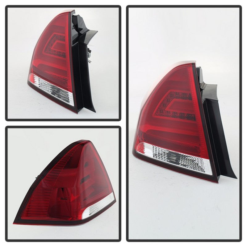 Spyder Chevy Impala 2006-2013 LED Tail Lights Red Clear ALT-YD-CHIP06-LED-RC Tail Lights SPYDER