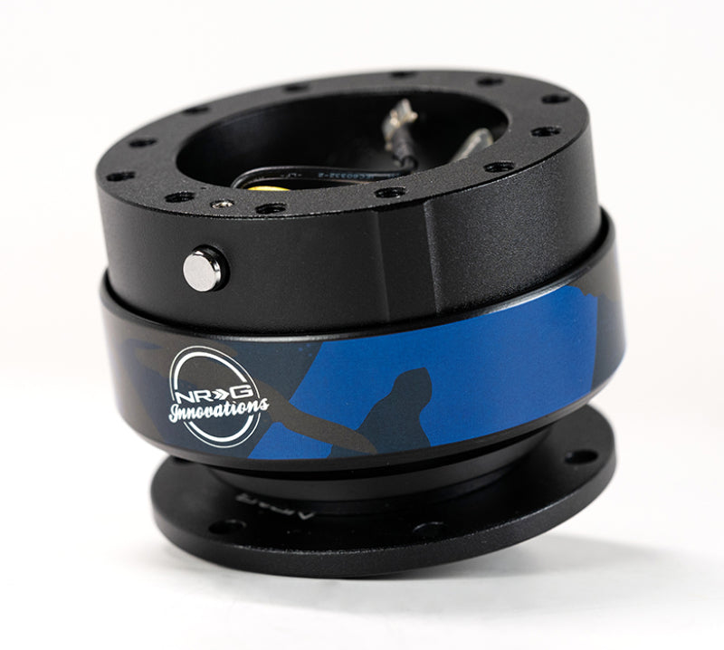 NRG Quick Release Gen 2.0 - Black Body/Black Ring w/ MadMike Camo Collab Quick Release Adapters NRG