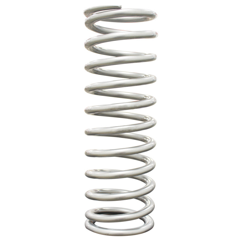 QA1 2-1/2in ID High Travel Spring - 14in Length x 350lbs/in - Silver Powder Coated Coilover Springs QA1