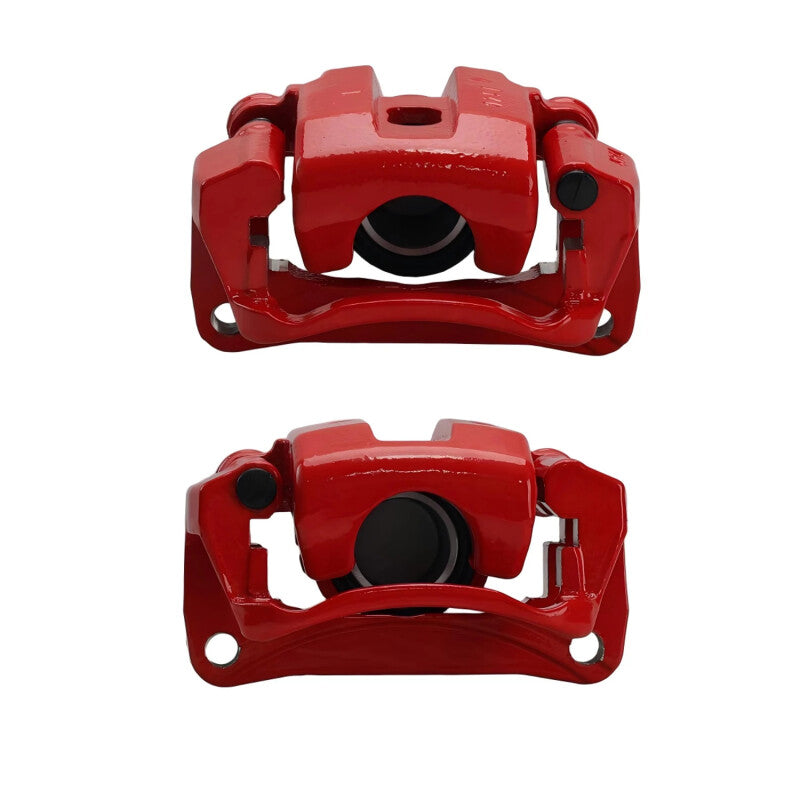 Power Stop 16-22 Toyota Sequoia Rear Red Caliper w/Bracket (Pair) Brake Calipers - Perf PowerStop