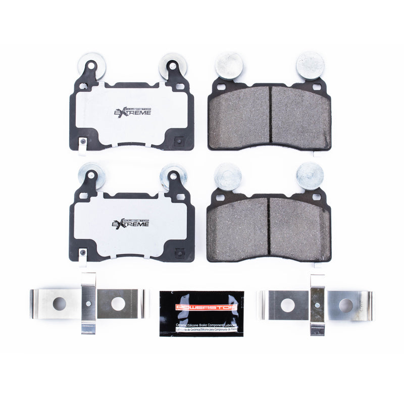 Power Stop 16-18 Cadillac CT6 Front Z26 Extreme Street Brake Pads w/Hardware Brake Pads - Performance PowerStop