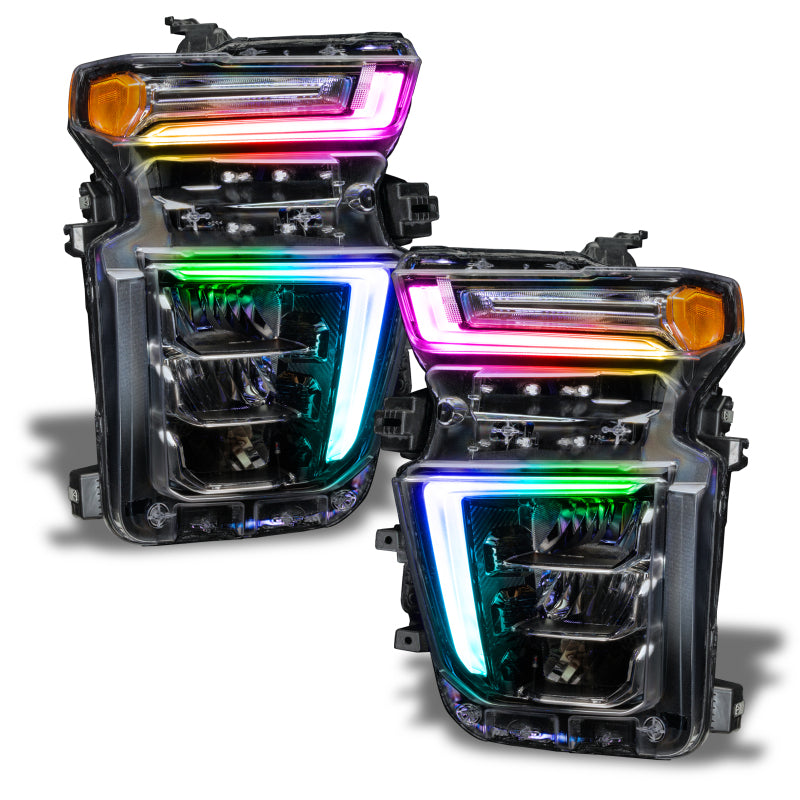 Oracle 2021 Chevy Silverado HD 2500/3500 RGB+W Headlight DRL Upgrade Kit ColorSHIFT 2 Headlights ORACLE Lighting