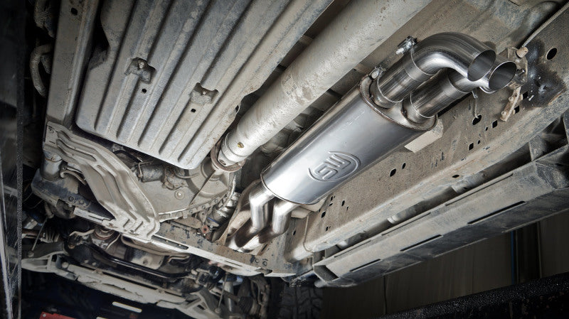 Stainless Works 2011-14 Ford F-150 Raptor Exhaust X-Pipe Resonator Dump In Front Of Rear Axle Catback Stainless Works