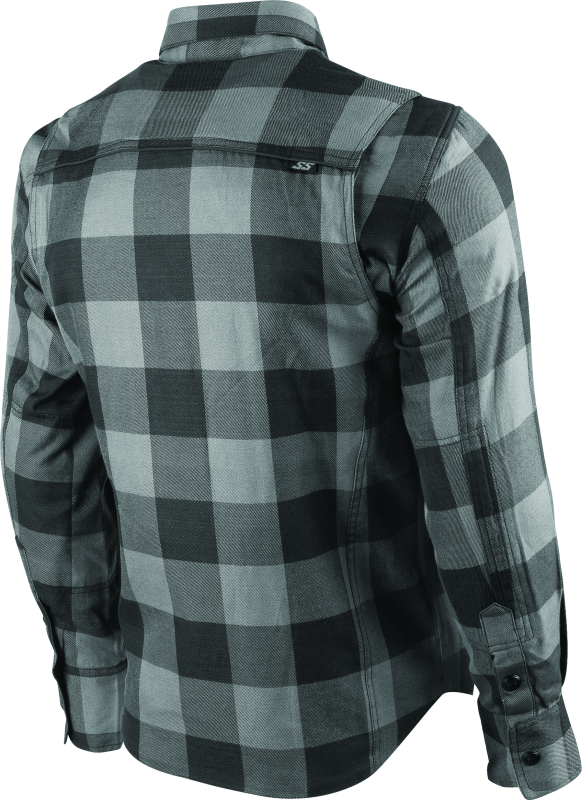 Speed and Strength True Grit Armored Moto Shirt Grey - Small Shirts Speed and Strength