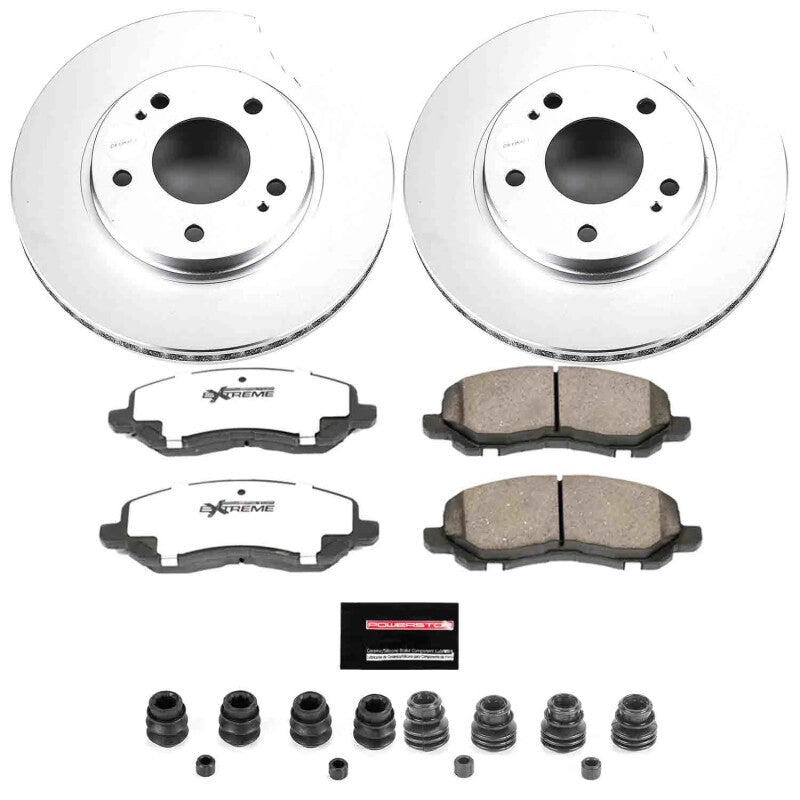 Power Stop 01-05 Chrysler Sebring Front Z26 Coated Brake Kit Brake Kits - Performance D&S PowerStop