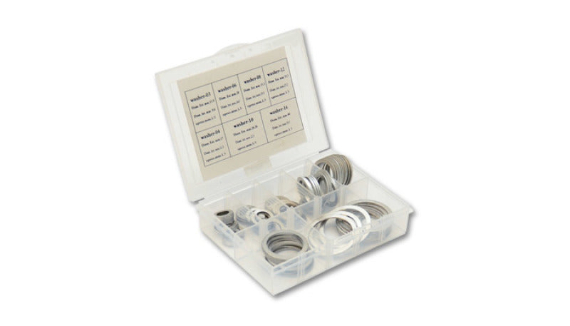 Vibrant Box Set of Crush Washers - 10 of each Size: -3AN to -16AN Hardware - Singles Vibrant