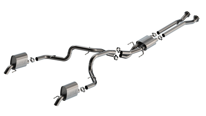Borla 23-24 Jeep Grand Wagoneer 3.0L I6 Turbo 2.75in S-Type Turndown Tip Catback Exhaust Catback Borla