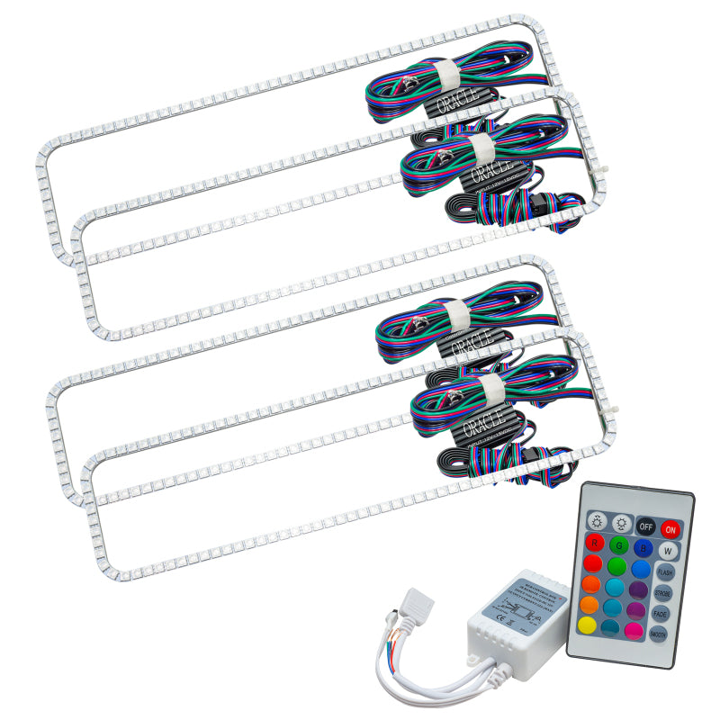 Oracle GMC Yukon 92-99 Dual Halo Kit - ColorSHIFT w/ Simple Controller Headlights ORACLE Lighting