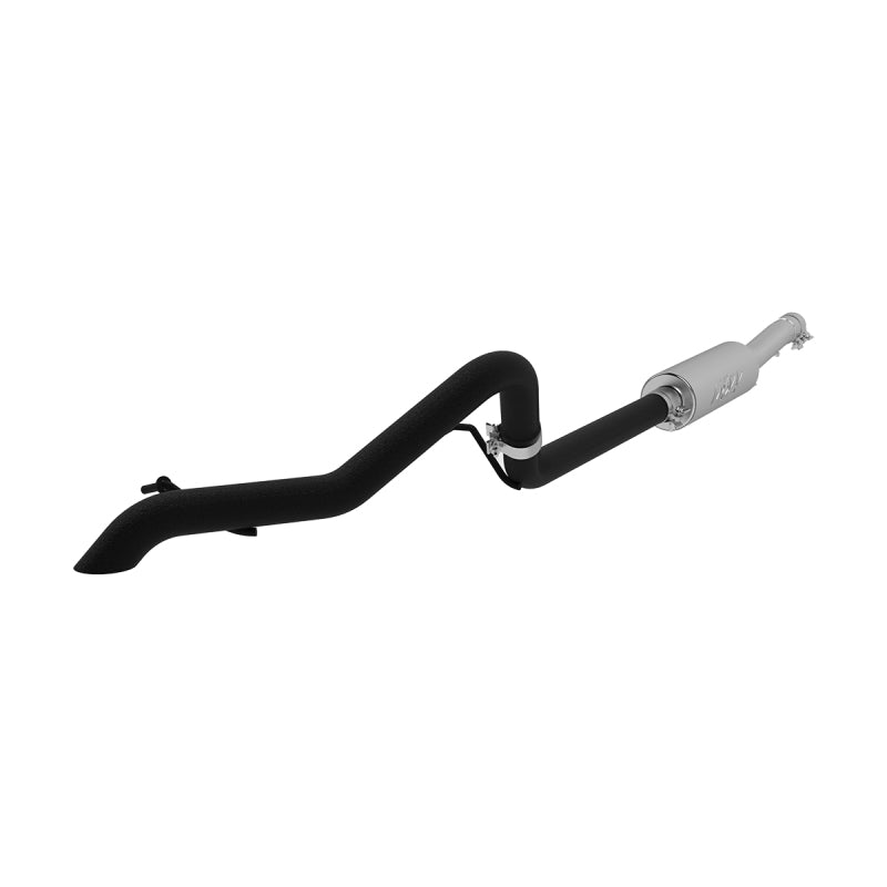 MBRP 12 Jeep Wrangler/Rubicon 3.6L V6 Cat Back Single Rear Exit Off-Road Black Exhaust Catback MBRP
