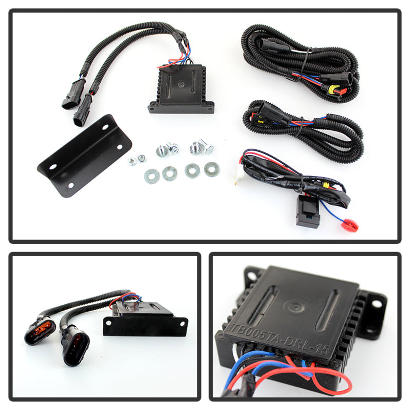 Spyder Toyota Tundra 07-13 Daytime LED Running Lights (XSP-X Model Look)wo/swtch Blk FL-DRL-TTU07-BK Daytime Running Lights SPYDER