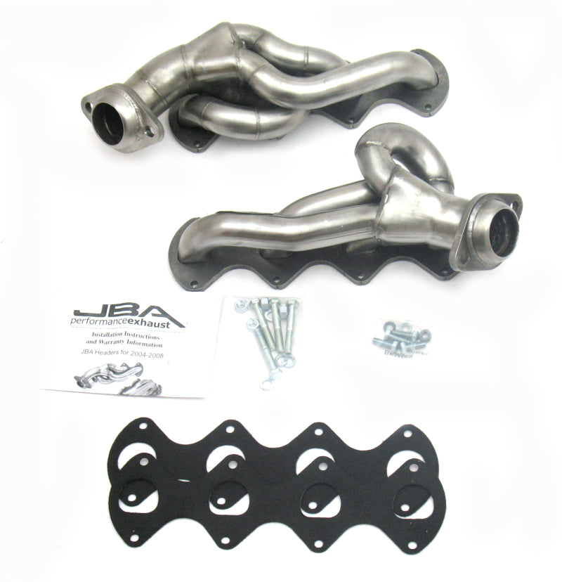 JBA 05-10 Ford F-250/F-350 5.4L 3V 1-5/8in Primary Raw 409SS Cat4Ward Header Headers & Manifolds JBA
