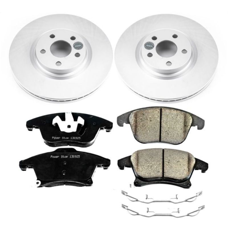 Power Stop 17-19 Lincoln MKZ Front Z17 Evolution Geomet Coated Brake Kit Brake Kits - Performance Blank PowerStop