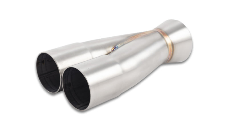 Vibrant 2-1 SS Merge Collector 1.875in Inlet I.D. x 2.50in Outlet O.D. 7.75in Overall Length Merge Collectors Vibrant