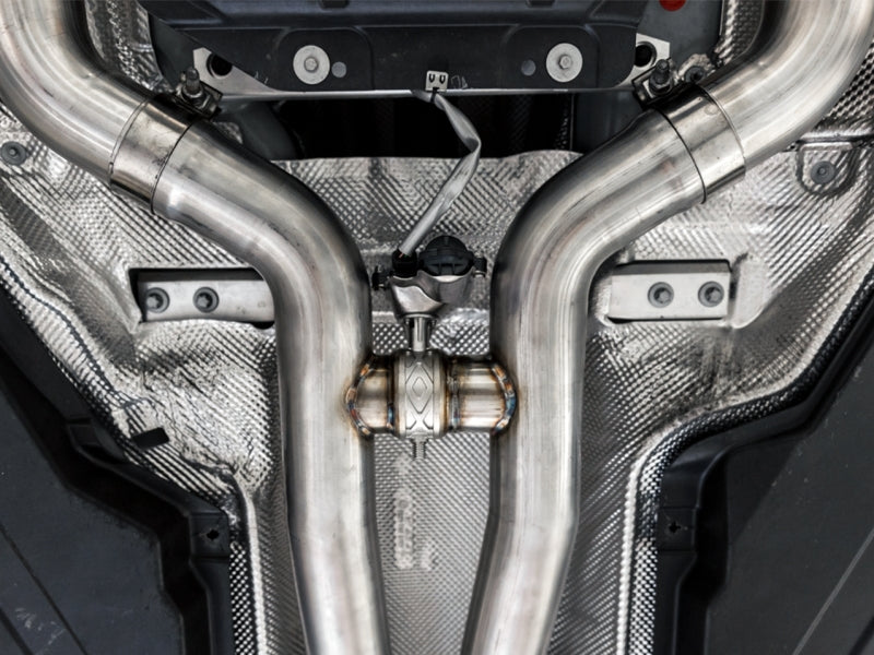 AWE Tuning 2019+ Mercedes-Benz C63/S AMG Coupe (W205) Track Edition Exhaust - No Tips Catback AWE Tuning