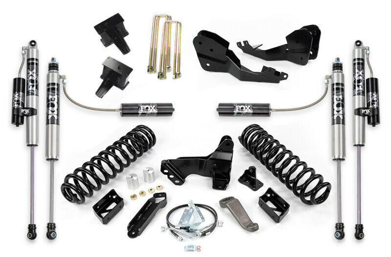 Cognito 17-22 Ford F-250/350 SD 4WD 4/5in Standard Lift Kit w/ Fox PS 2.0 PSRR Shocks Lift Kits Cognito
