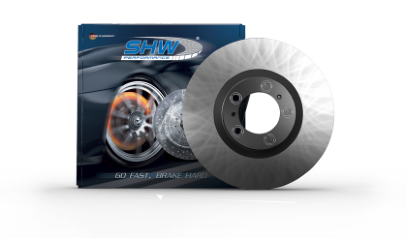 SHW 19-22 Porsche Macan 2.0L V6 Front Left Smooth Monobloc Brake Rotor (95B615301AB) Brake Rotors - OE SHW Performance