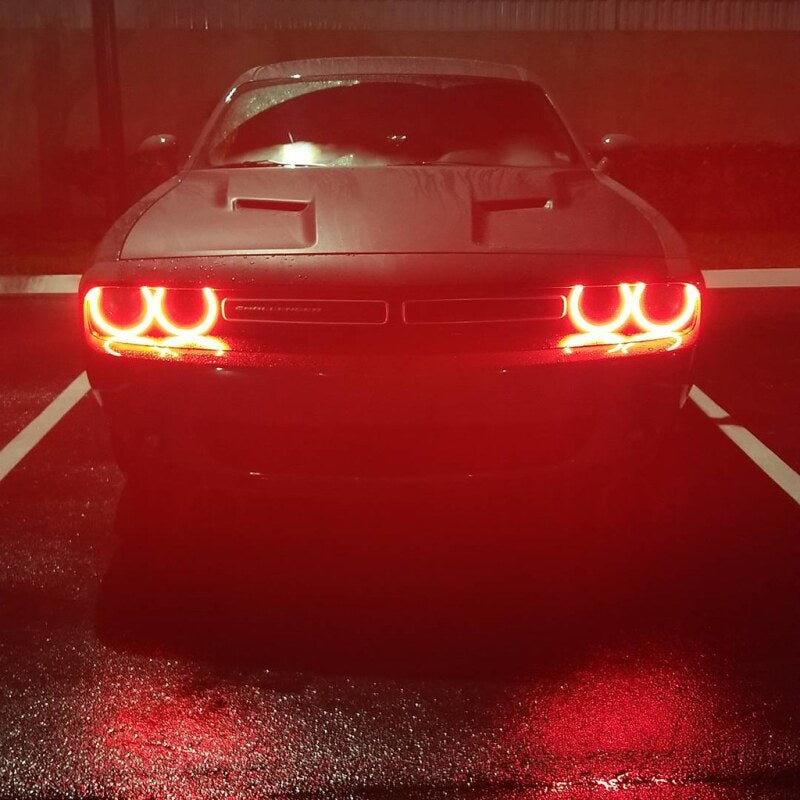 Oracle 15-21 Dodge Challenger Dynamic Surface Mount Headlight Halo Kit - - Dynamic Fog Lights ORACLE Lighting