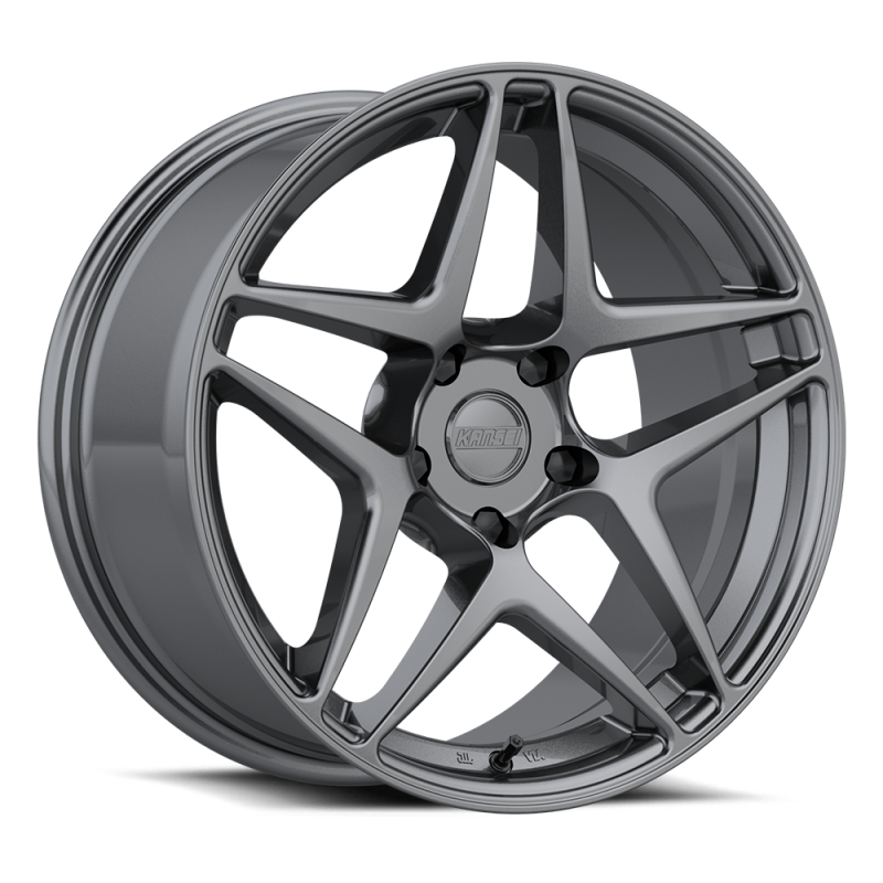 Kansei K15G Astro 19x9.5in / 5x112 BP / 35mm Offset / 66.6mm Bore - Gunmetal Wheel Wheels - Forged Kansei