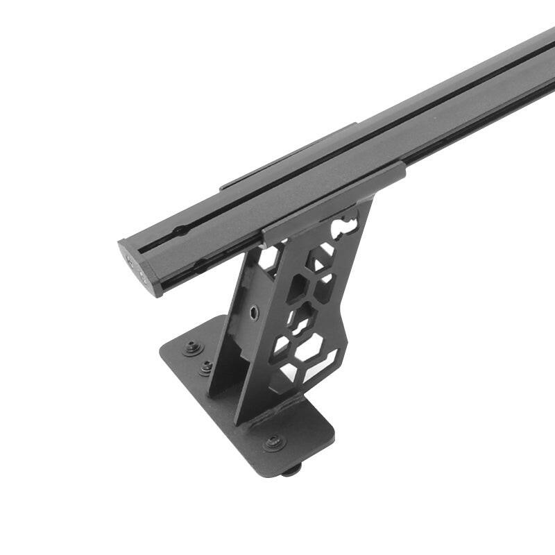 Go Rhino 15-22 Ford F-150 / 07-21 Toy. Tundra XRS Cross Bars Kit - Tex Blk (Attch Tonneau Cvr T-Trk) Truck Bed Rack Go Rhino