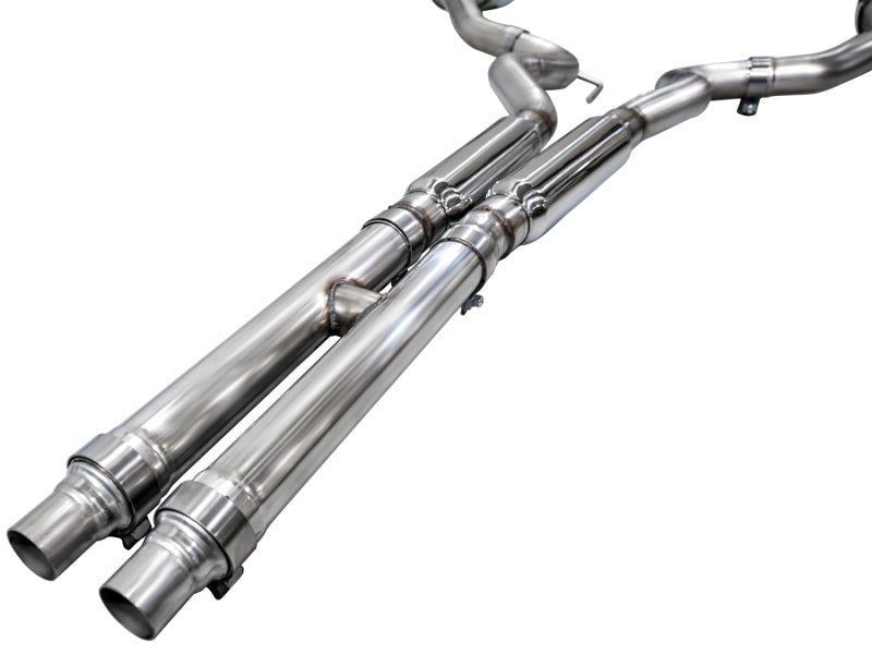 AWE 2024 Ford Mustang GT Fastback S650 RWD Track Edition Cat-Back Exhaust w/ Dual Diamond Black Tips Catback AWE Tuning