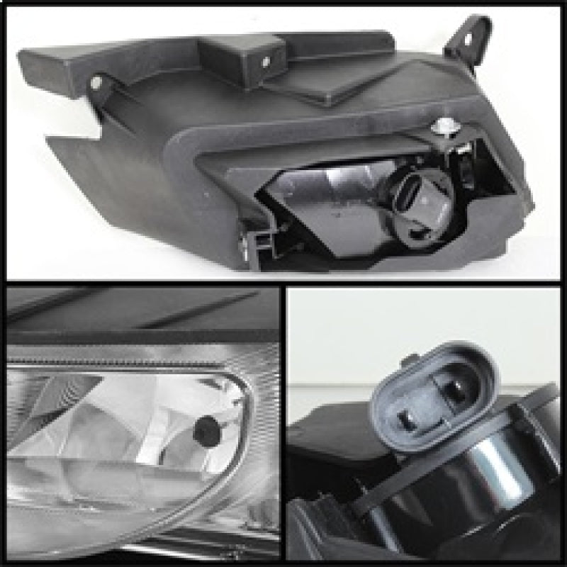 Spyder Mazda 3 2.5L 2010-2011 (excluding Speed3 Models)OEM Fog Lights w/Switch Clear FL-MM32010-C Fog Lights SPYDER
