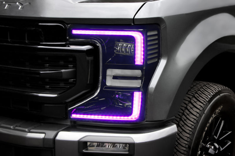 Oracle 2022 Ford F250/350 Super Duty Dynamic ColorSHIFT Headlight DRL Kit w/Switchback Headlights ORACLE Lighting