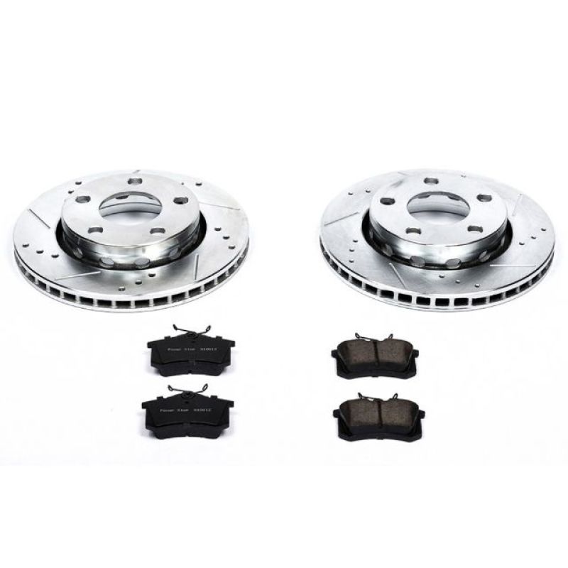 Power Stop 00-02 Audi S4 Rear Z23 Evolution Sport Brake Kit Brake Kits - Performance D&S PowerStop