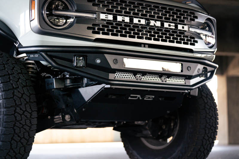 DV8 Offroad 21-22 Ford Bronco Competition Series Front Bumper Bumpers - Steel DV8 Offroad