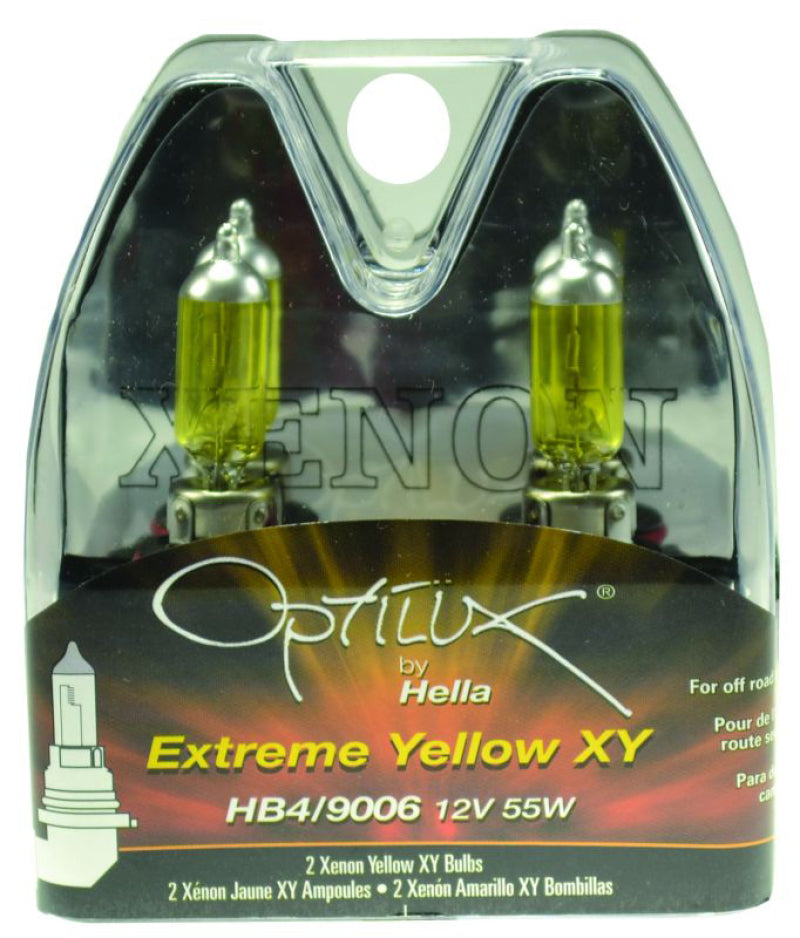 Hella Optilux HB4 9006 12V/55W XY Xenon Yellow Bulb Bulbs Hella