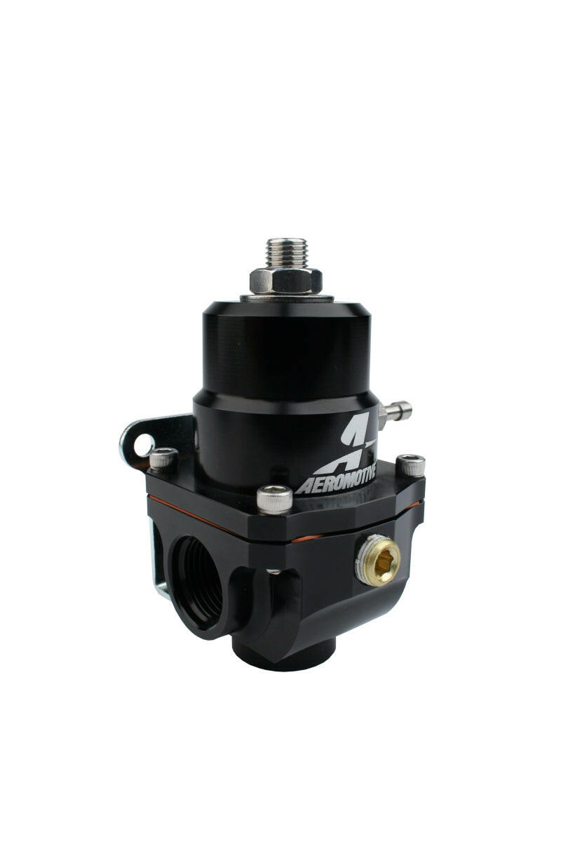 Aeromotive Adjustable Regulator - 35-75PSI - .188 Valve - (2) -08 Inlets/-08 Return Fuel Pressure Regulators Aeromotive
