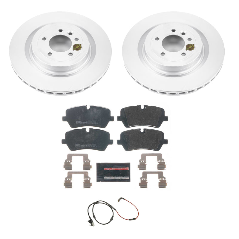 Power Stop 13-18 Land Rover Range Rover Rear Euro-Stop Brake Kit Brake Kits - OE PowerStop