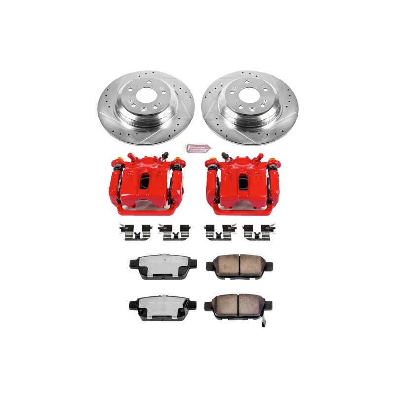 Power Stop 09-14 Acura TL Rear Z36 Truck & Tow Brake Kit w/Calipers Brake Kits - Performance D&S PowerStop