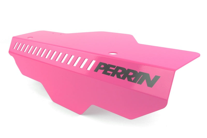 PERRIN 02-14 Subaru WRX / 04-21 STI / 08-11 Impreza Pulley Cover - Hyper Pink Engine Covers Perrin Performance