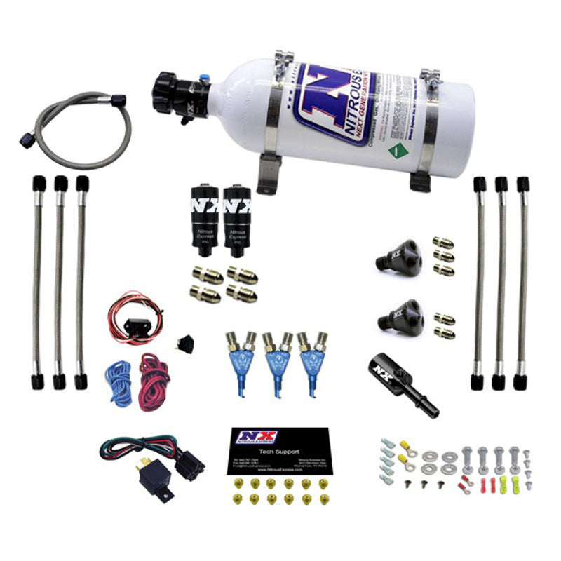 Nitrous Express Three Cyl EFI Piranha Nitrous Kit Nitrous Systems Nitrous Express