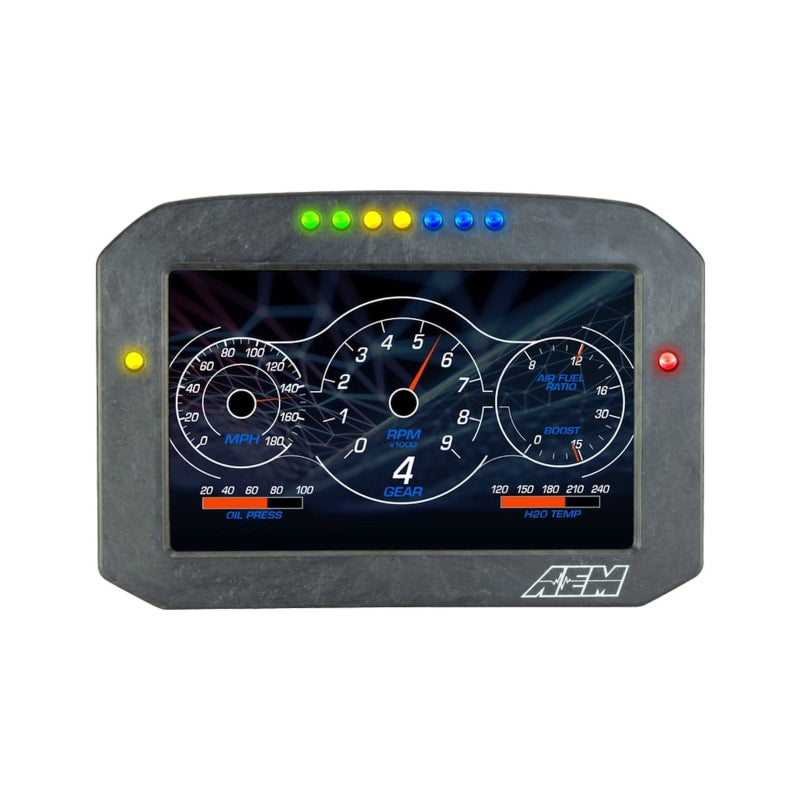 AEM CD-7 Carbon Flush Digital Dash Display Gauges AEM