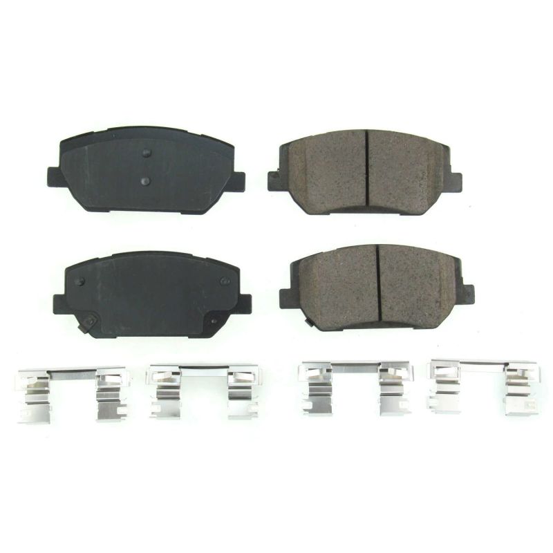 Power Stop 2019 Hyundai Santa Fe Front Z17 Evolution Ceramic Brake Pads w/Hardware Brake Pads - OE PowerStop