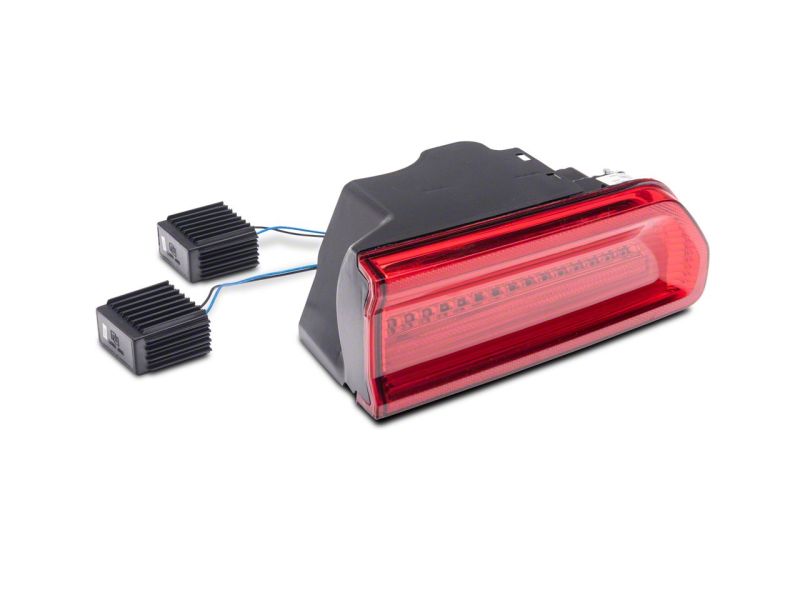Raxiom 08-14 Dodge Challenger LED Tail Lights- Chrome Housing - Red/Clear Lens Tail Lights Raxiom