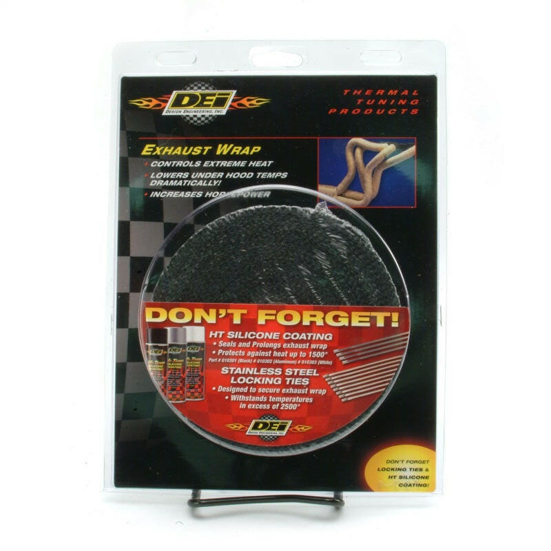 DEI Exhaust Wrap 1in x 50ft - Black Exhaust Wrap DEI