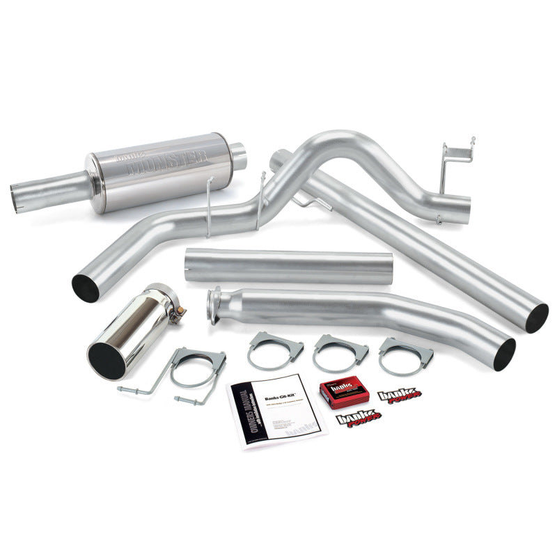 Banks Power 01 Dodge 5.9L Std Cab Git-Kit - SS Single Exhaust w/ Chrome Tip Performance Packages Banks Power