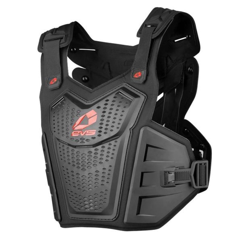 EVS F1 Roost Deflector Black/Red - Large/XL Body Protection EVS