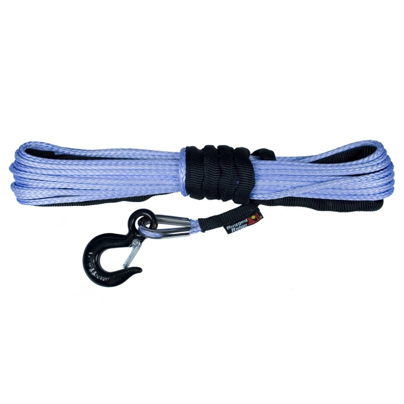Rugged Ridge Synthetic Winch Line Blue 1/4in X 50 feet Winches Rugged Ridge
