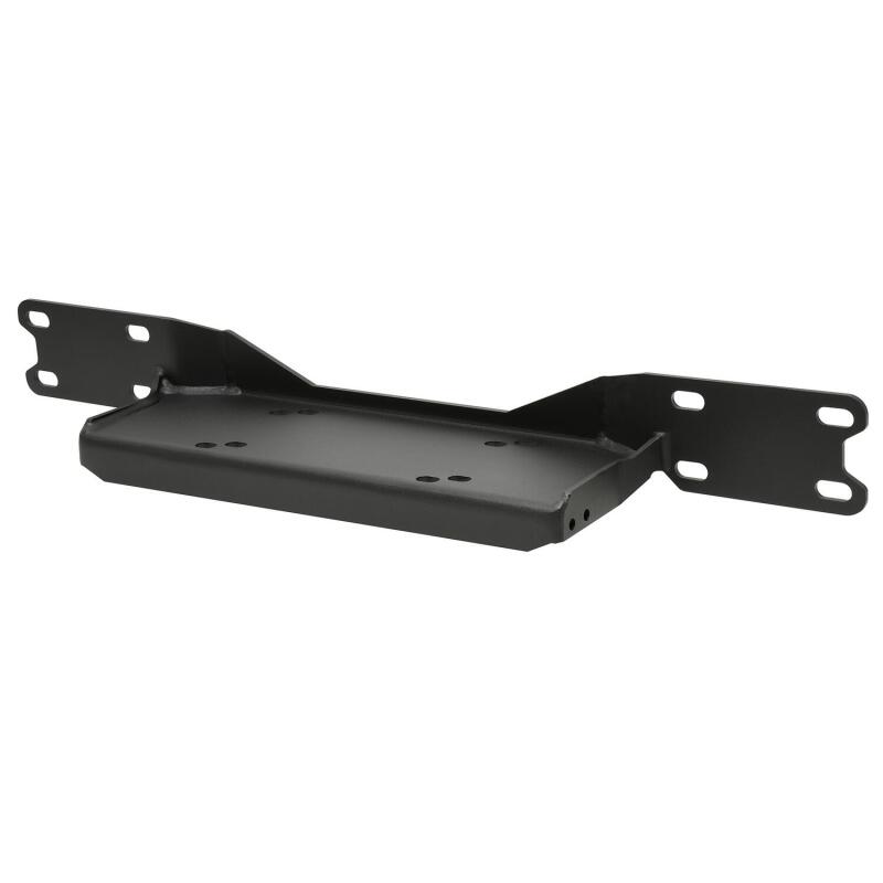 Westin 2018-2021 Jeep JL Wrangler (2dr/4dr) WJ2 Winch Tray - Black Bumpers - Steel Westin
