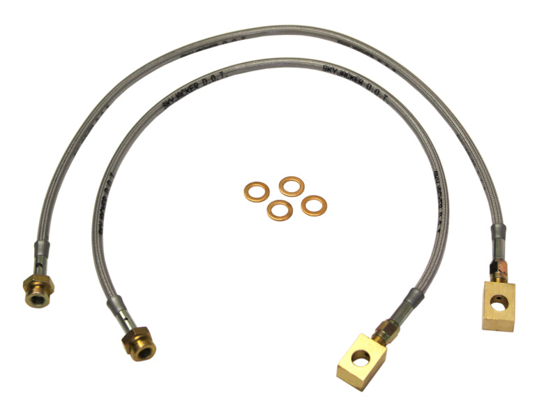 Skyjacker 1980-1989 Ford Bronco Brake Hose Brake Line Kits Skyjacker