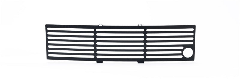 Putco 11-14 Ford F-150 - EcoBoost Bumper Grille Inserts - SS - Black Bar w/ Heater Plug Opening Grilles Putco