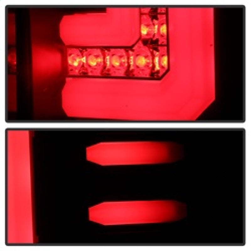 Spyder GMC Sierra 2016-2017 Light Bar LED Tail Lights - Black ALT-YD-GS16-LED-BK Tail Lights SPYDER