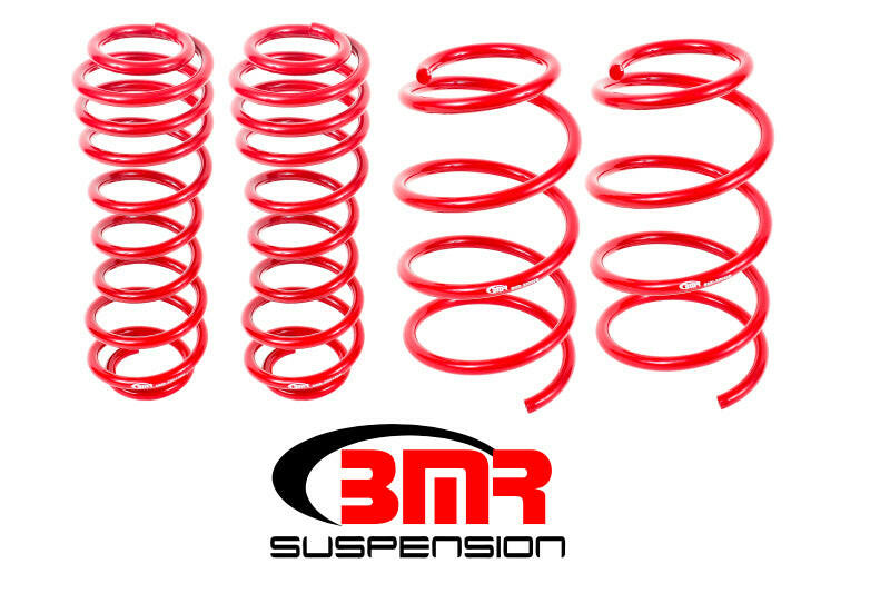 BMR 05-14 S197 Mustang GT Drag Version Lowering Springs (Set Of 4) - Red Lowering Springs BMR Suspension