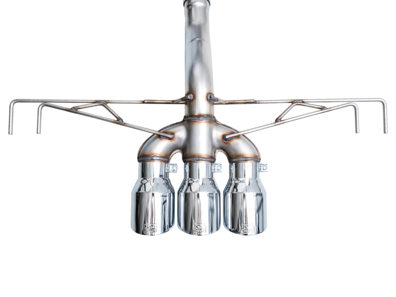 AWE Tuning 2023 Honda Civic Type R FL5 Track Edition Exhaust w/ Triple Chrome Silver Tips Catback AWE Tuning