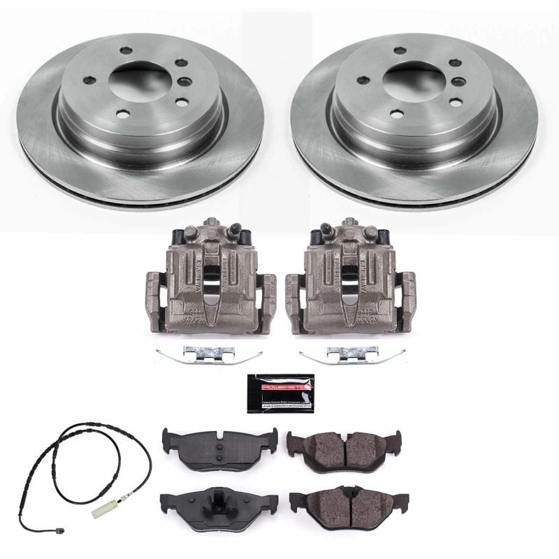 Power Stop 13-15 BMW X1 Rear Autospecialty Brake Kit w/Calipers Brake Kits - OE PowerStop