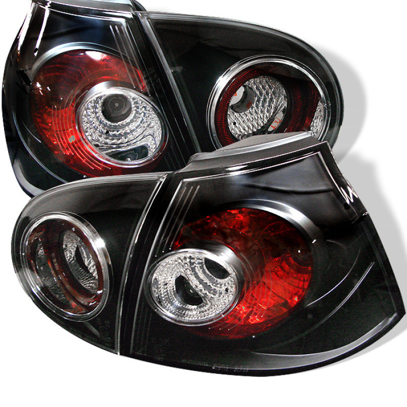 Spyder Volkswagen Golf V 06-09 Euro Style Tail Lights Black ALT-YD-VG03-BK Tail Lights SPYDER